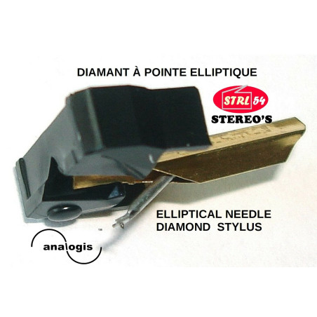 N75ED II diamond stylus Elliptic for Shure M75ED N75E N75 74 DUAL Dn 325 320