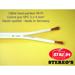 Cable Ps Hohe Qualität Sprecher Lautsprecher Hifi 2 X 4 mm² Sch-Audio Ofc