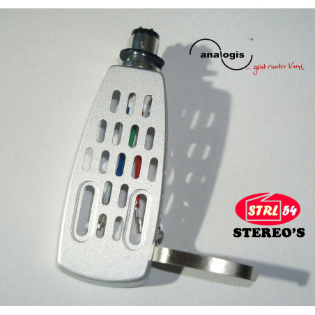 Porta testina fono Standard Argento Alluminio HS-12 Phono Cartuccia Scocca