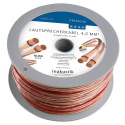 Cavo Hi-Fi Premium 2 X 4 MM² Altoparlante HQ HP INAKUSTIK Germania 10 M