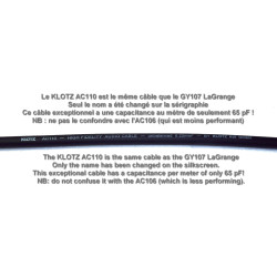 Cordón Jack Guitarra Cable KLOTZ AC110GY107 Lagrange Neutrik Gold