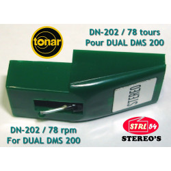 Dn 202 stylus 78 Tr RPM Shellac for DUAL Dms 200 needle Diamond Tonar