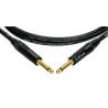 KLOTZ Lagrange Supreme Guitar Cable LA-GPP0600 6 M To 2 X Jacks Right Hoops Gold