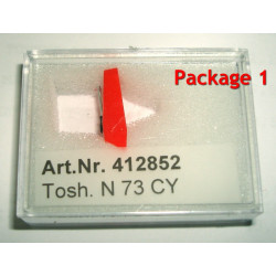 N73CY Stylus Needle Sapphire For TOSHIBA, AUREX, VICTROLA Metal Cantilever