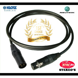Xlr Cable Top Quality Audio Micro KLOTZ MY206UP NEUTRIK NC3FXX-B NC3MXX-B