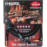 KLOTZ Lagrange Supreme Gitarre Kabel LA-GPR0600 6 M Jack Winkelförmig + gerader