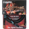 KLOTZ Lagrange Supreme Guitar Cable LA-GPR0600 6 M Jack Bend + straight Gold