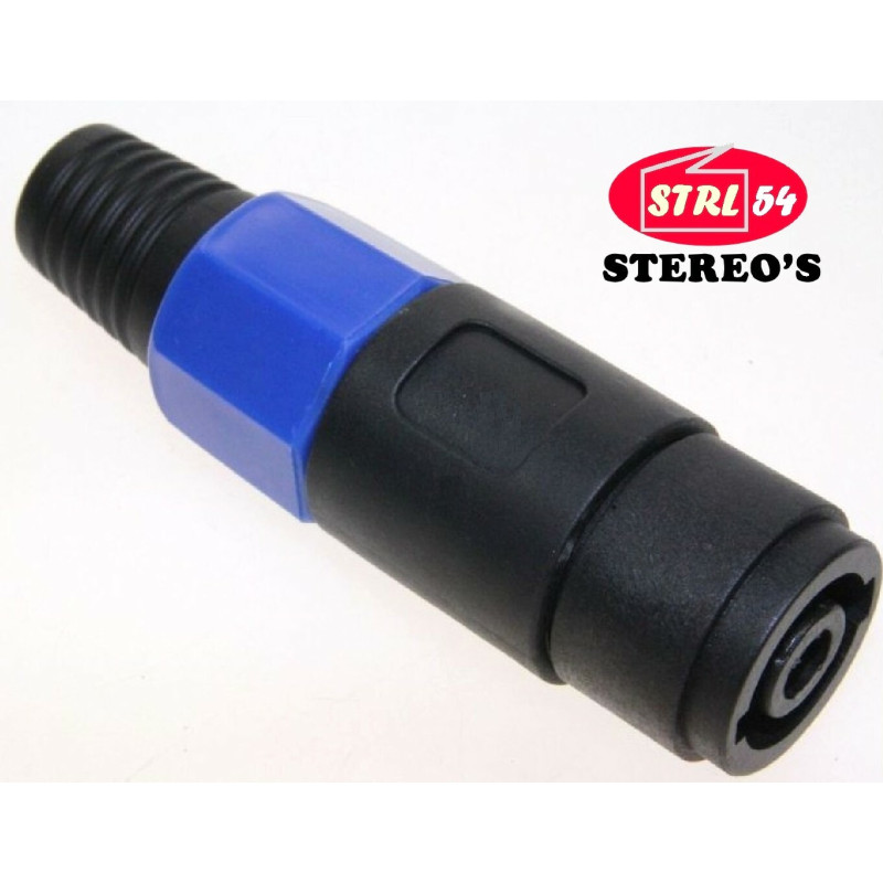 Fiche 4 pôles prolongateur adaptateur mâle femelle  Speakon NLT4MX / NLT4MX-BAG