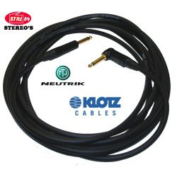 Cordon Jack Instrument Guitare Câble KLOTZ AC110  GY107 LaGrange NEUTRIK GOLD