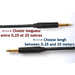 Très Haute Qualité Cordon Jack Guitare Instrument Câble KLOTZ AC110 NEUTRIK GOLD