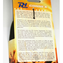 Cordon câble 6 m guitare instrument HQ jack  jack 6,35 mm mono droit  droit noir