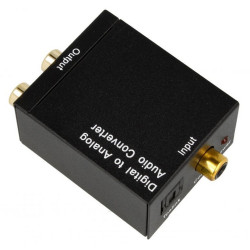 Convertisseur DAC digital numérique vers audio analogique avec alimentation 230V