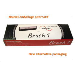 Analogis Brush 1 Brosse antistatique fibres de carbone nettoyage disques vinyle