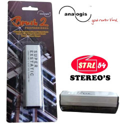 Analogis Brush 2 Super ExStatic Brosse disques vinyle fibres carbone + velours