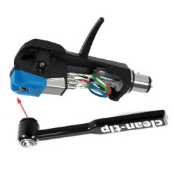 TONAR Clean-Tip 4250 Brosse nettoyage pointe diamant stylet phono Fibres carbone