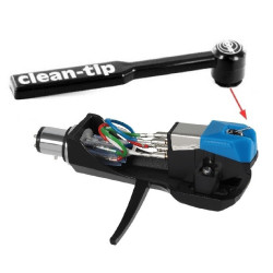TONAR Clean-Tip 4250 Brosse nettoyage pointe diamant stylet phono Fibres carbone