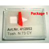 N73CY stylet pointe lecture saphir pr TOSHIBA, AUREX, VICTROLA cantilever métal