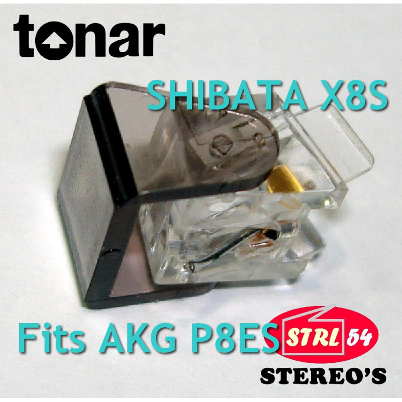 Stylet diamant SHIBATA pour AKG P8ES P8E X8E X8S TONAR 6504-SHIBA Stylus