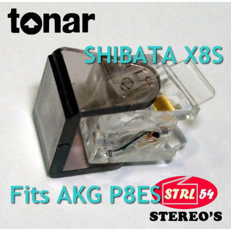 Stylet diamant SHIBATA pour AKG P8ES P8E X8E X8S TONAR 6504-SHIBA Stylus