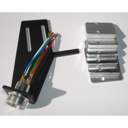 Coquille porte-cellule pr LENCO Black aluminium TONAR Phono Cartridge Headshell