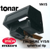 VN15G VN15-S pour SHURE V15-II type II 2 Sphérique stylet TONAR compatible VN15E