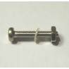 Visserie montage fixation cellule phono platine vis écrous inox, rondelles nylon