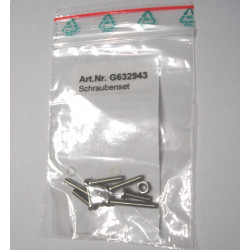 Visserie montage fixation cellule phono platine vis écrous inox, rondelles nylon