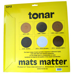 TONAR 5312 NOSTATIC MATT II tapis antistatique couvre-plateau platine disque