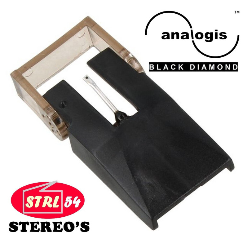 ATN13-EAV elliptique à diamant nu Black Diamond pour AUDIO-TECHNICA AT-13EAV