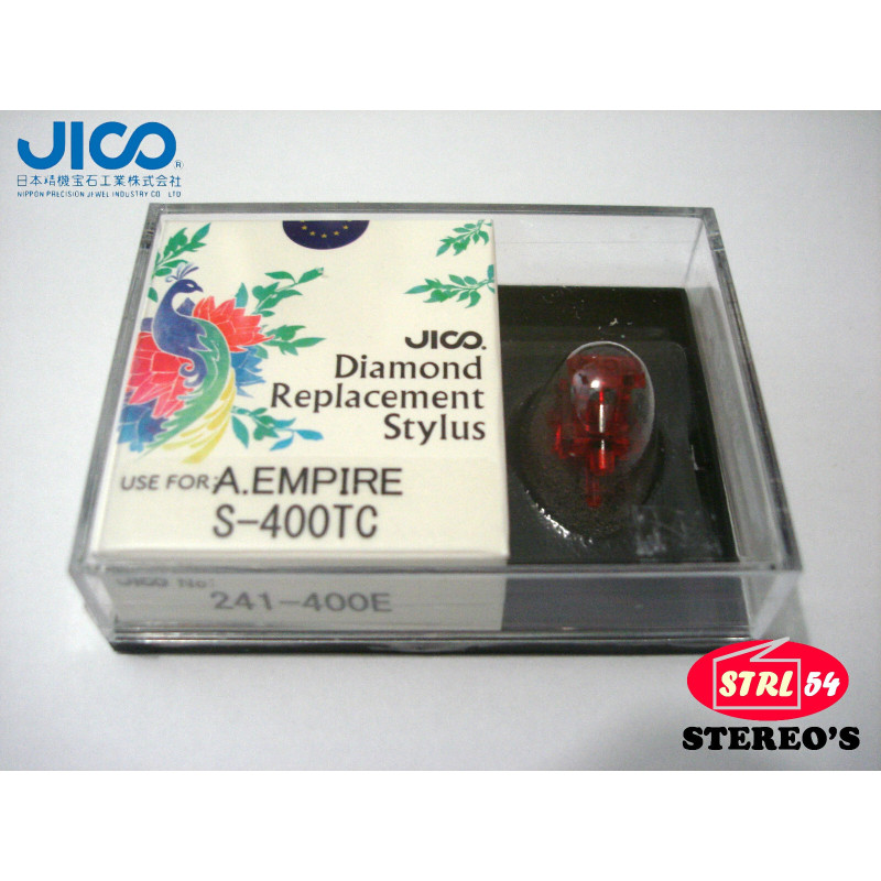 S-400-TC pour EMPIRE SCIENTIFIC 400E 300-ME 500E Stylet JICO diamant ELLIPTIQUE