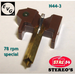 EVG NOS N44-3 stylet pour 78 tours  SHURE DUAL M44 78 rpm shellac needle stylus