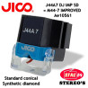 JICO J44A7 DJ IMPROVED SD SHURE M44-7 CELLULE PHONO diamant synthétique conique
