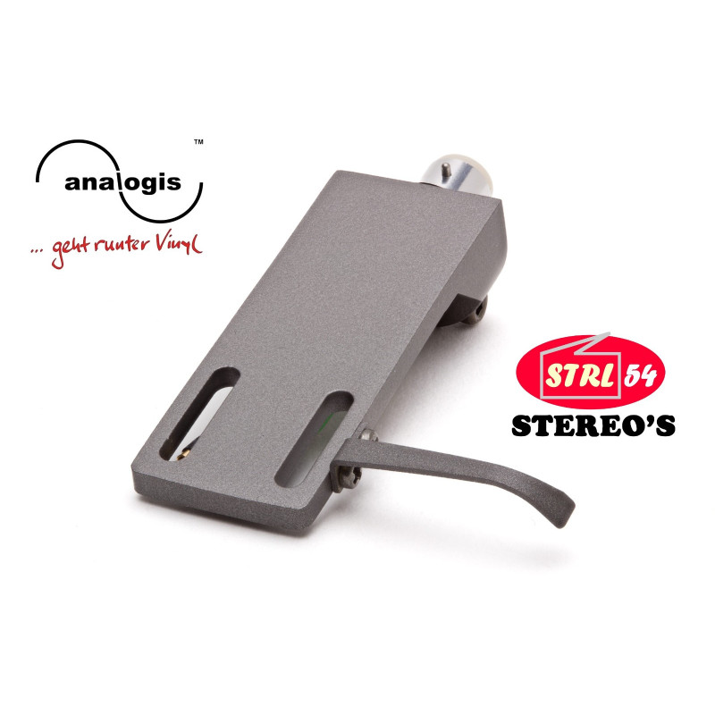 Analogis HS-33 Porte-cellule HQ type A alumimium gris Phono Cartridge Headshell