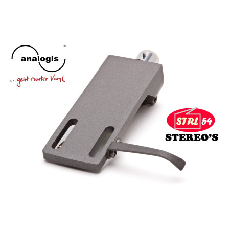 Analogis HS-33 Porte-cellule HQ type A alumimium gris Phono Cartridge Headshell