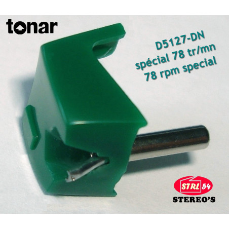 D5127 DN stylet diamant TONAR spécial 78 tr rpm pour STANTON 500 D5100 LENCO L85