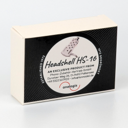 Coquille porte-cellule type Technics SME aluminium argent HS16 Phono Headshell