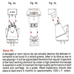 Stylet Tonar diamant elliptique X8E for AKG P8E P8ES P7E X7E X8S P6R X6R P6E X6E