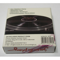 Analogis Jam & Play pince presse-disque stabilisateur vinyle pour platine disque