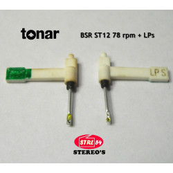 ST12 Tonar saphir SN 78 tr + DS diamant LPs pour BSR