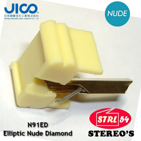 N91ED Stylet JICO NUDE DIAMOND ELLIPTIQUE SHURE M91ED DUAL DN345 DM103_M-E M93E