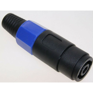 Fiche Speakon mâle 4 pôles pour prolongateur