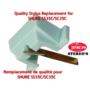 Lot de 3 stylets pour cellule SHURE SC35C | Qualité DJ