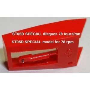 ST05D 78 tr 78 rpm 78 Upm reproduction stylet SANYO spécial 78 tours / mn needle
