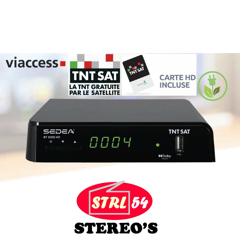 Récepteur TNT HD Satellite TNTSAT SEDEA ST-5300HD | Sedea
