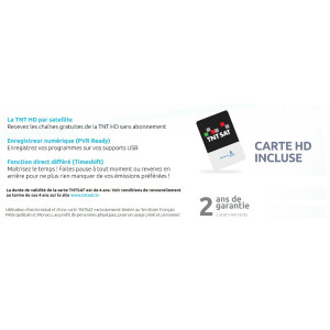 Récepteur TNT HD Satellite TNTSAT SEDEA ST-5300HD | Sedea