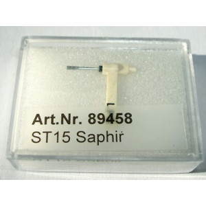 Pointe de lecture double saphir ST15 pour BSR