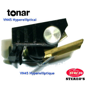 VN45HE HYPERELLIPTIQUE stylet TONAR pour SHURE V15-IV V15 type IV VN-45-HE VN45E