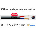Câble HP Professionnel 2 x 2,5 mm² PD CONNEX 801.879