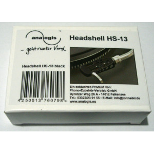 Analogis HS-13 Black Headshell | Analogis