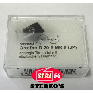 Elliptical Stylus for Ortofon VMS/D20 | Replacement